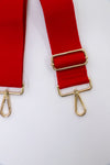 9 Solid Dark Red Bag Strap
