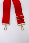 9 Solid Dark Red Bag Strap