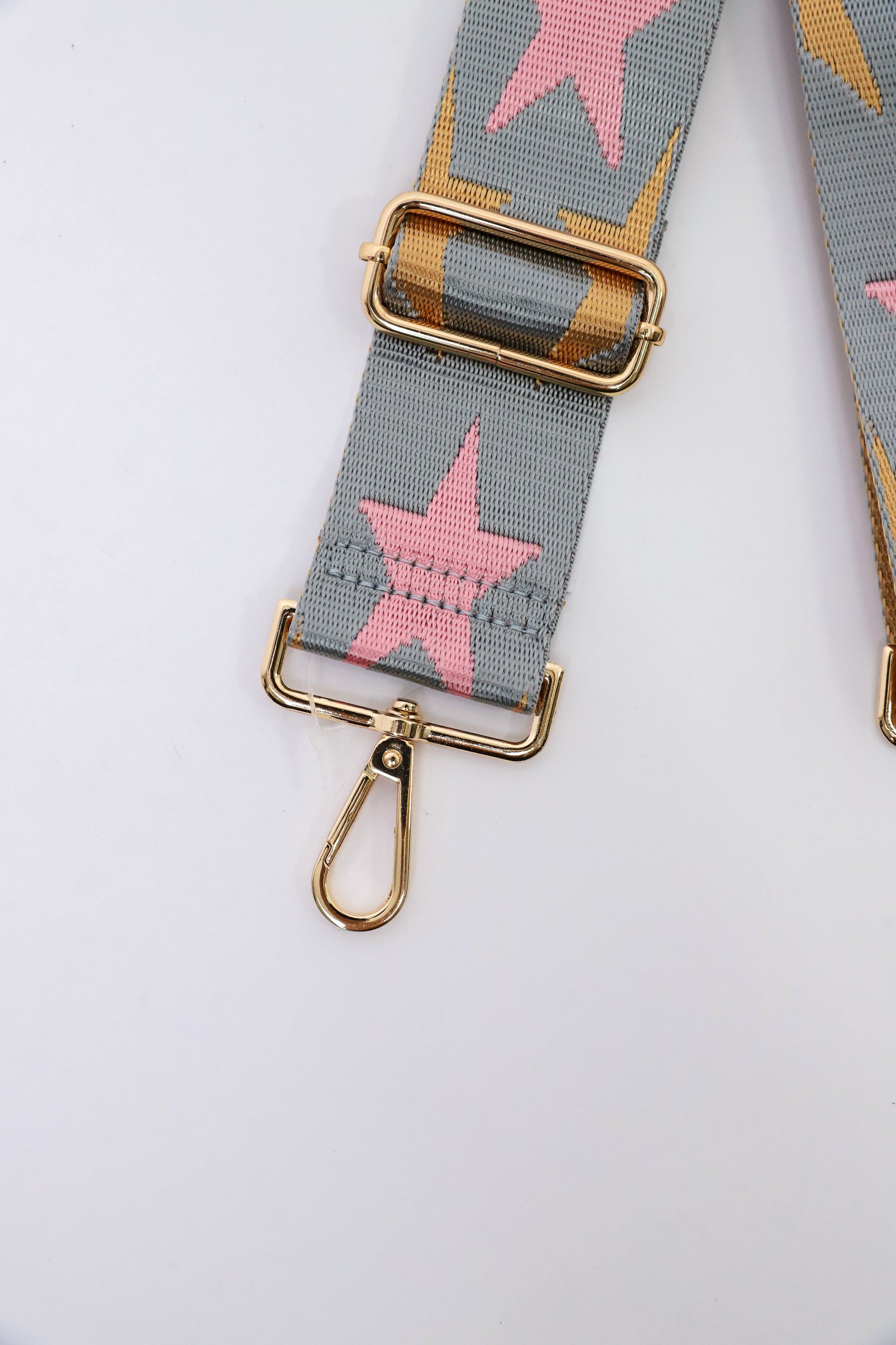 Lone Star Grey Tan Pink Bag Strap