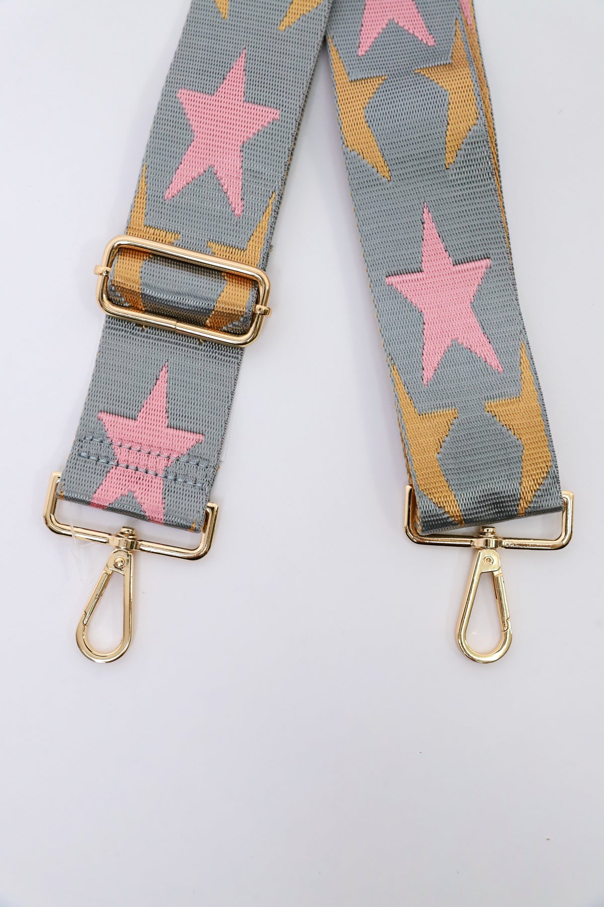 Lone Star Grey Tan Pink Bag Strap