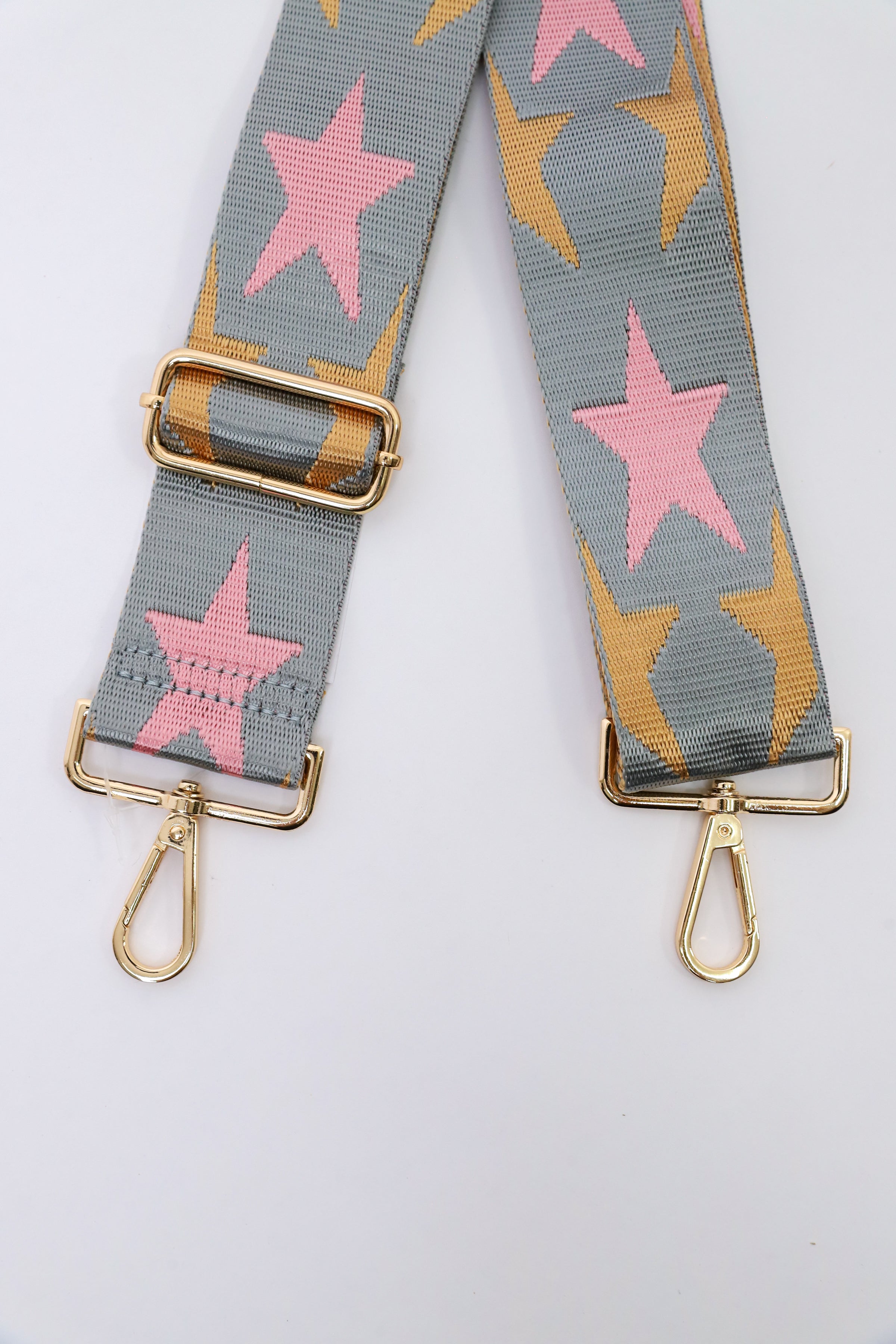 Lone Star Grey Tan Pink Bag Strap