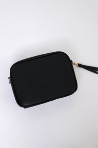 Latitudes Black Tassel Bag