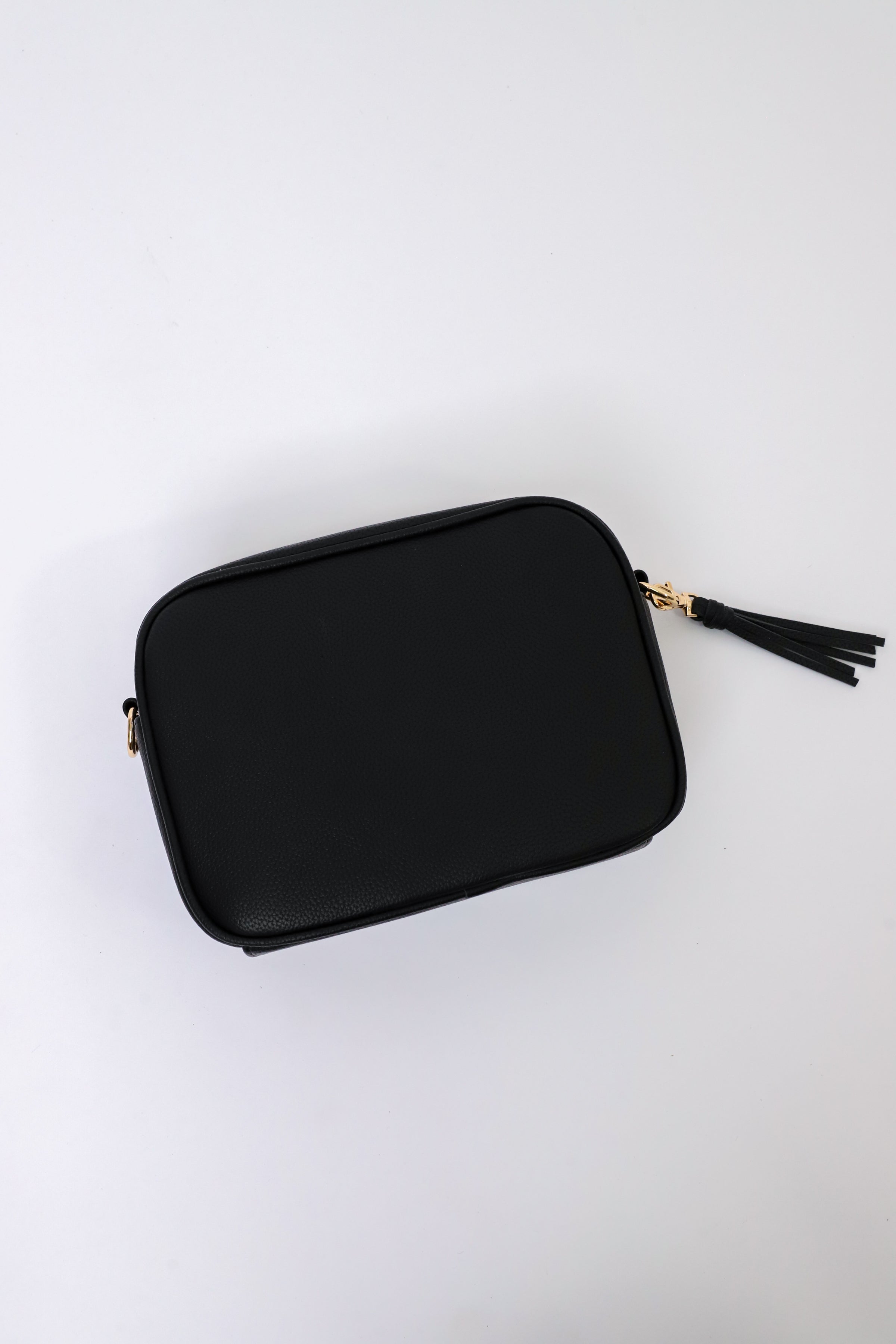 Latitudes Black Tassel Bag