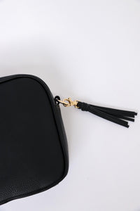 Latitudes Black Tassel Bag