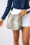 Silver Studded Bag