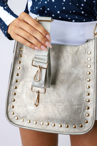 Silver Studded Bag