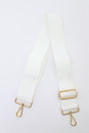 9 Solid Light White Bag Strap
