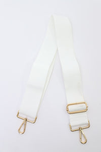 9 Solid Light White Bag Strap