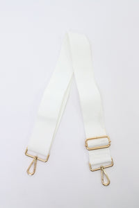 9 Solid Light White Bag Strap