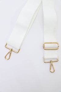 9 Solid Light White Bag Strap