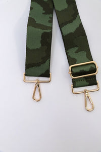 Camo Tone on Tone Green Bag Strap