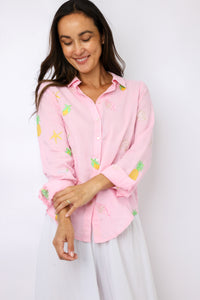 Lilly Pulitzer Sea View Button Down Top