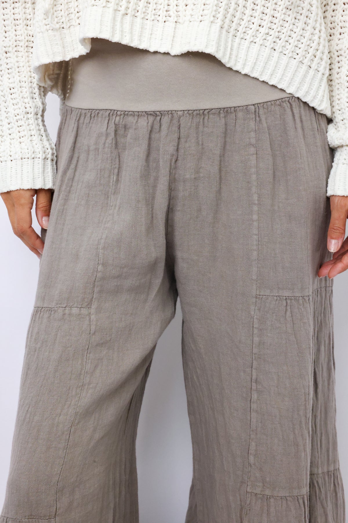 Linen Tiered Pant