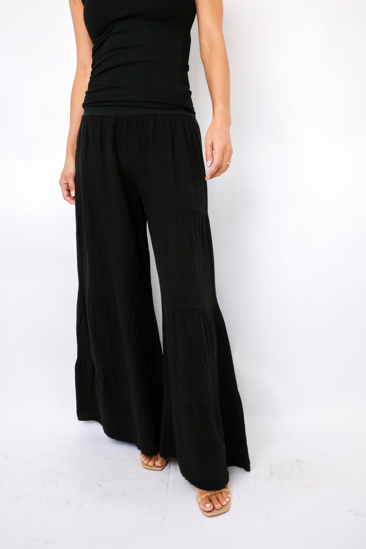Linen Tiered Pant