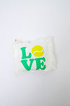 Love Tennis Fringe Pouch