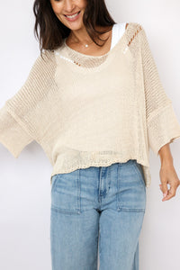 Milio Milano Knit Crochet Sweater