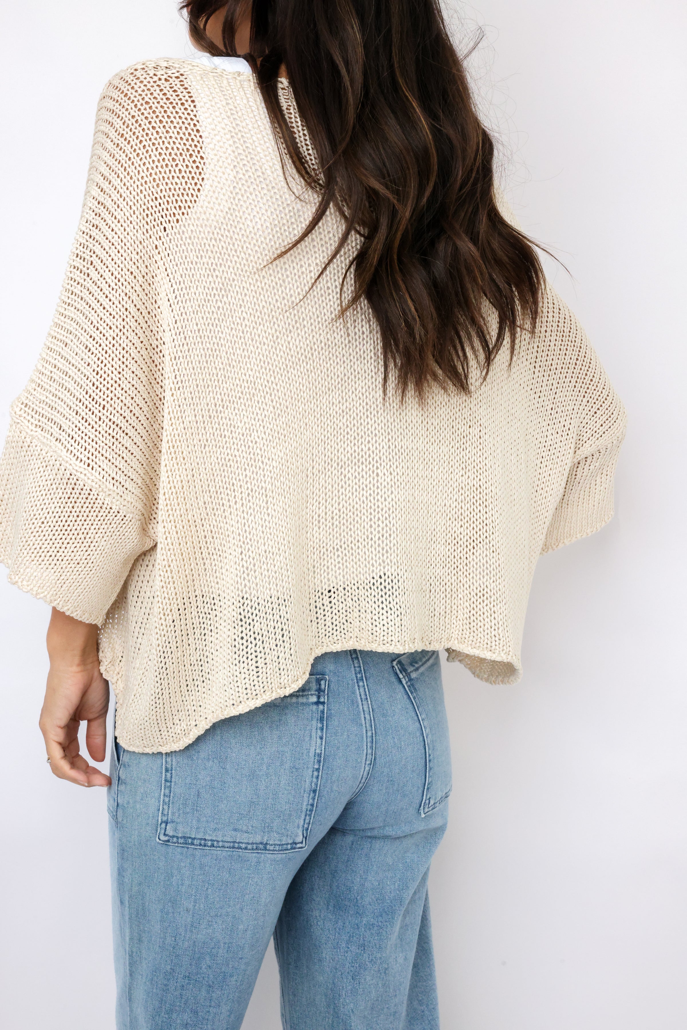 Milio Milano Knit Crochet Sweater