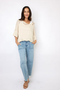 Milio Milano Knit Crochet Sweater