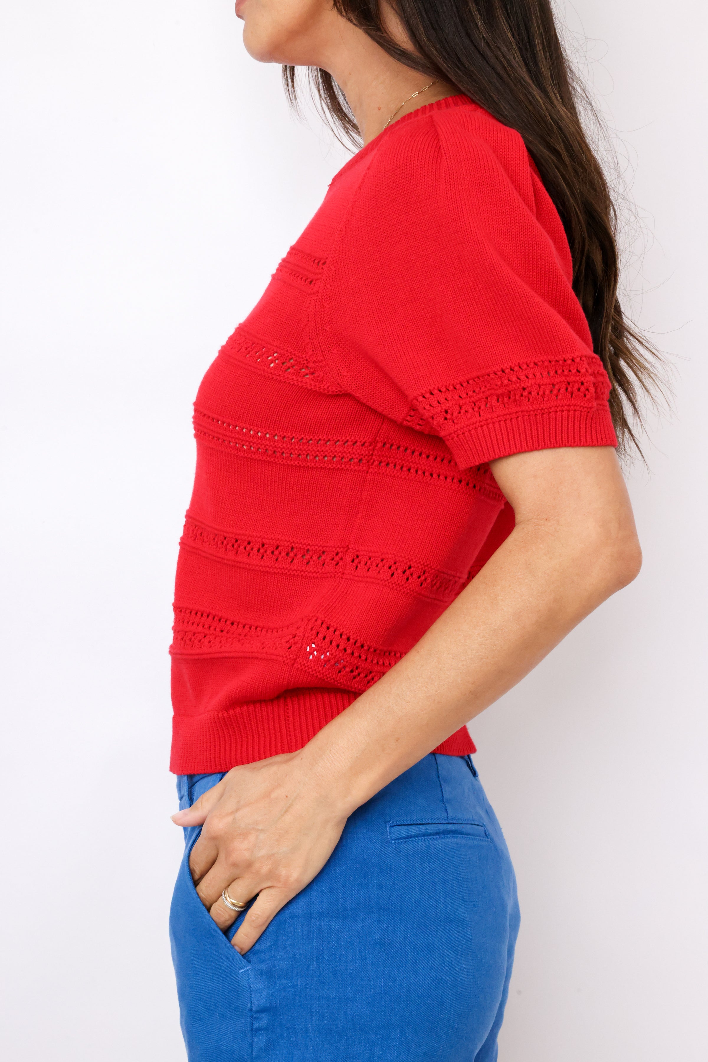 Lexi Short Sleeve Sweater Top