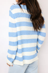 V-Neck Striped Sweater