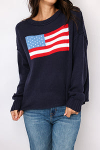 Oversized Flag Sweater