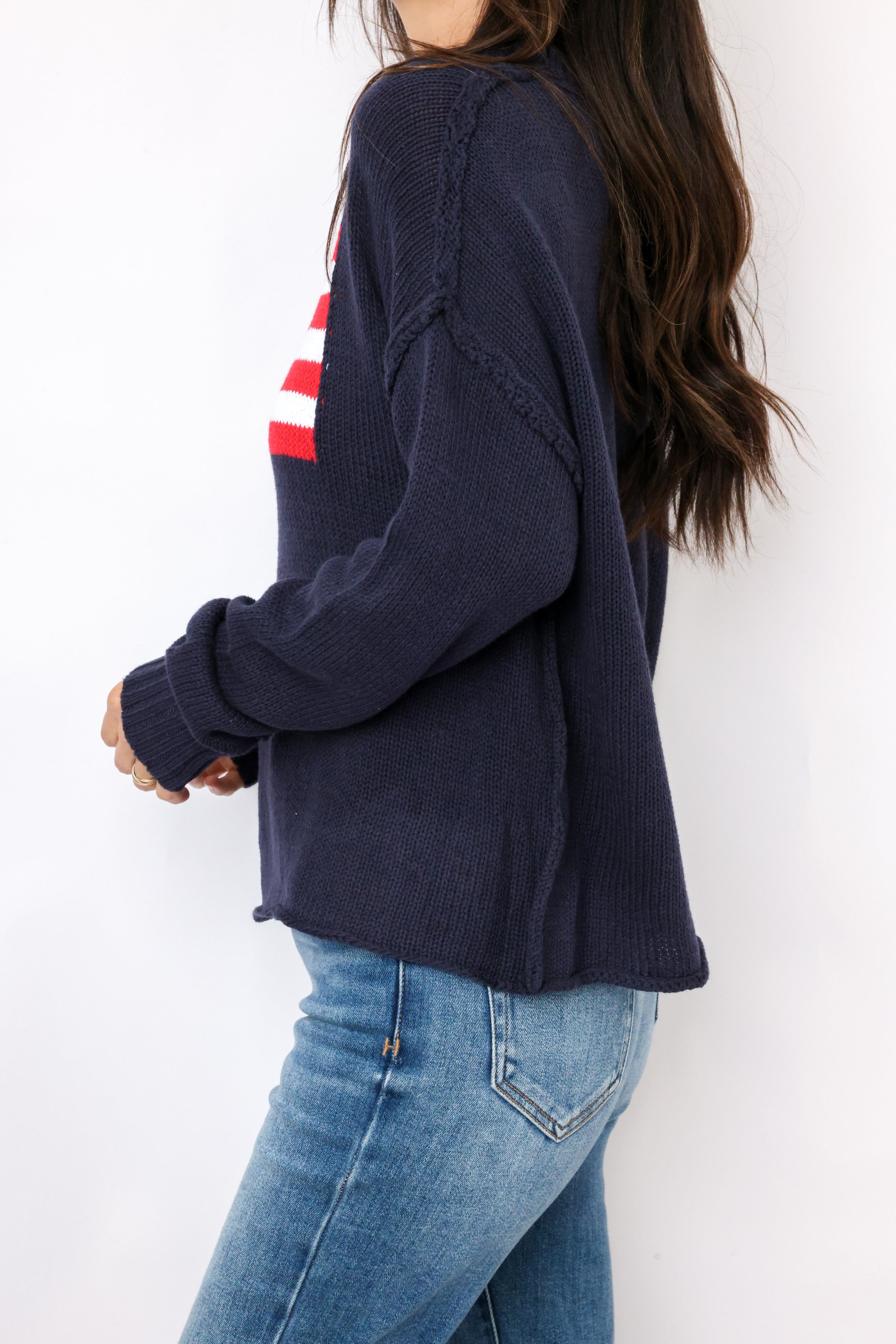 Oversized Flag Sweater