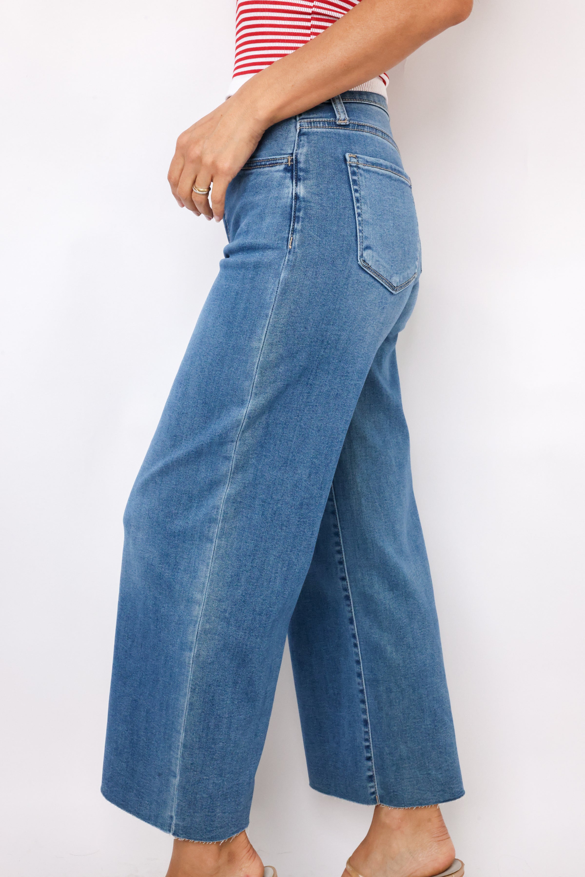 Vervet High Rise Crop Jeans