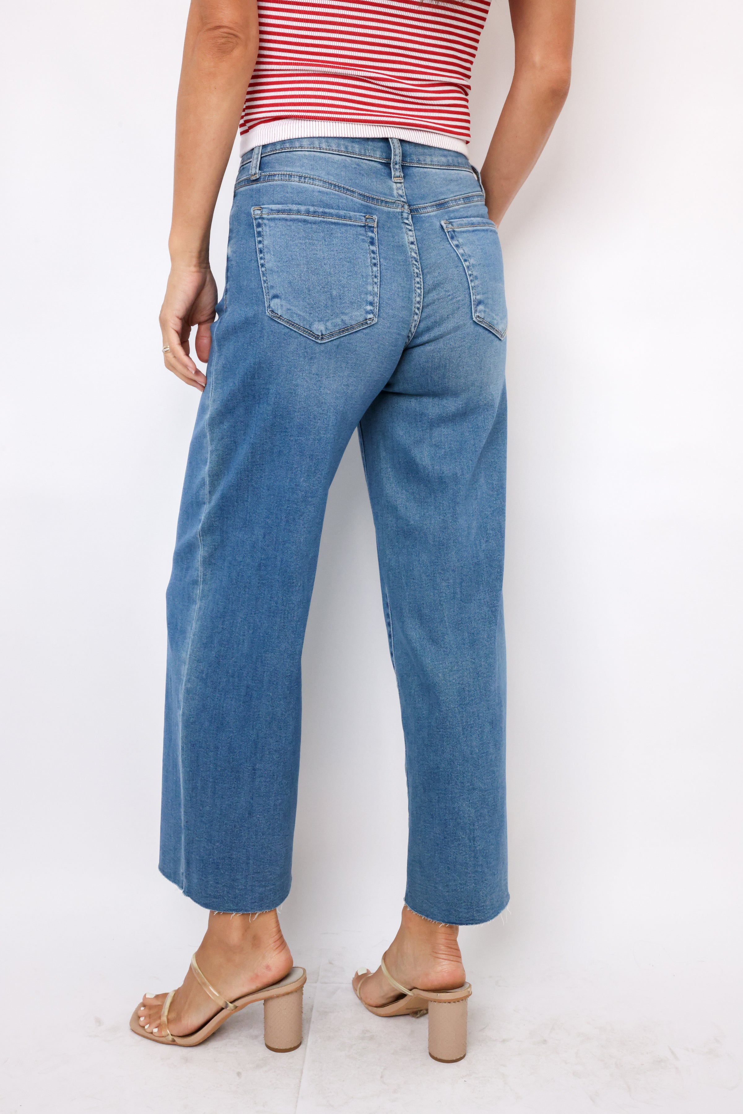 Vervet High Rise Crop Jeans