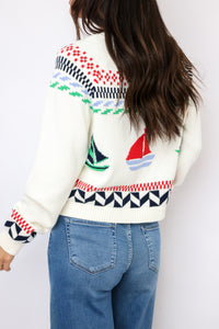 Marina Nautical Cardigan