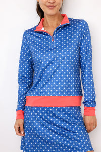 Renwick Star Print Quarter Zip
