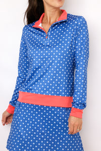Renwick Star Print Quarter Zip