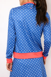 Renwick Star Print Quarter Zip