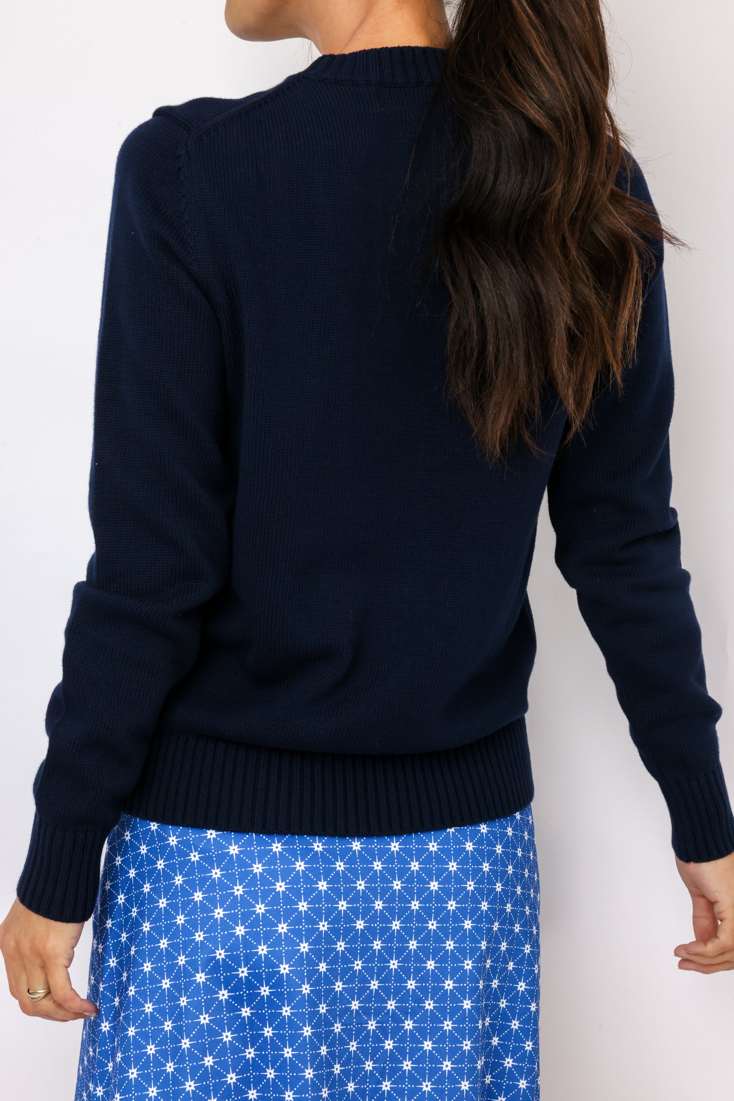 Renwick Red White & Blue Golf Sweater