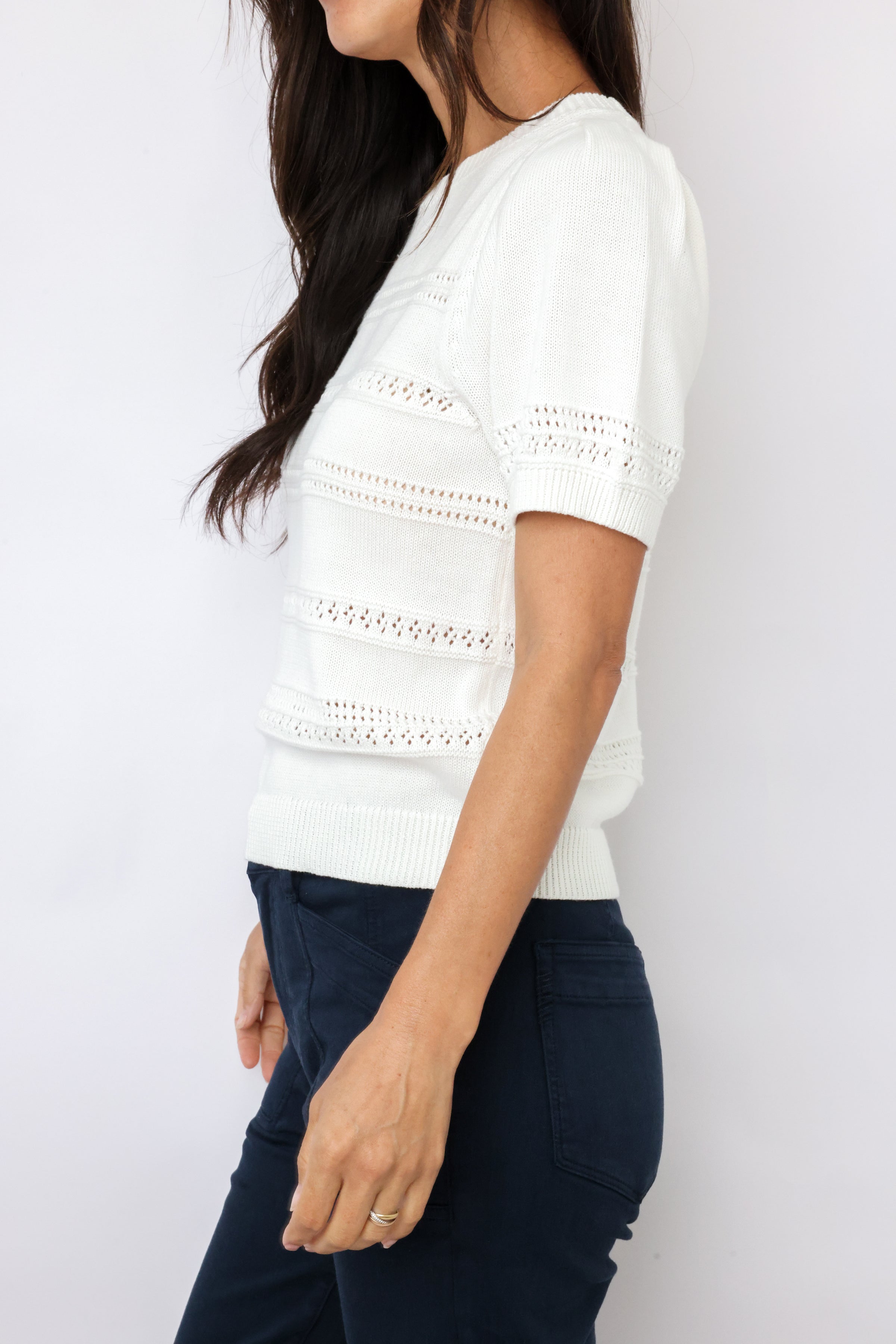 Lexi Short Sleeve Sweater Top