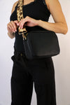 Latitudes Black Tassel Bag