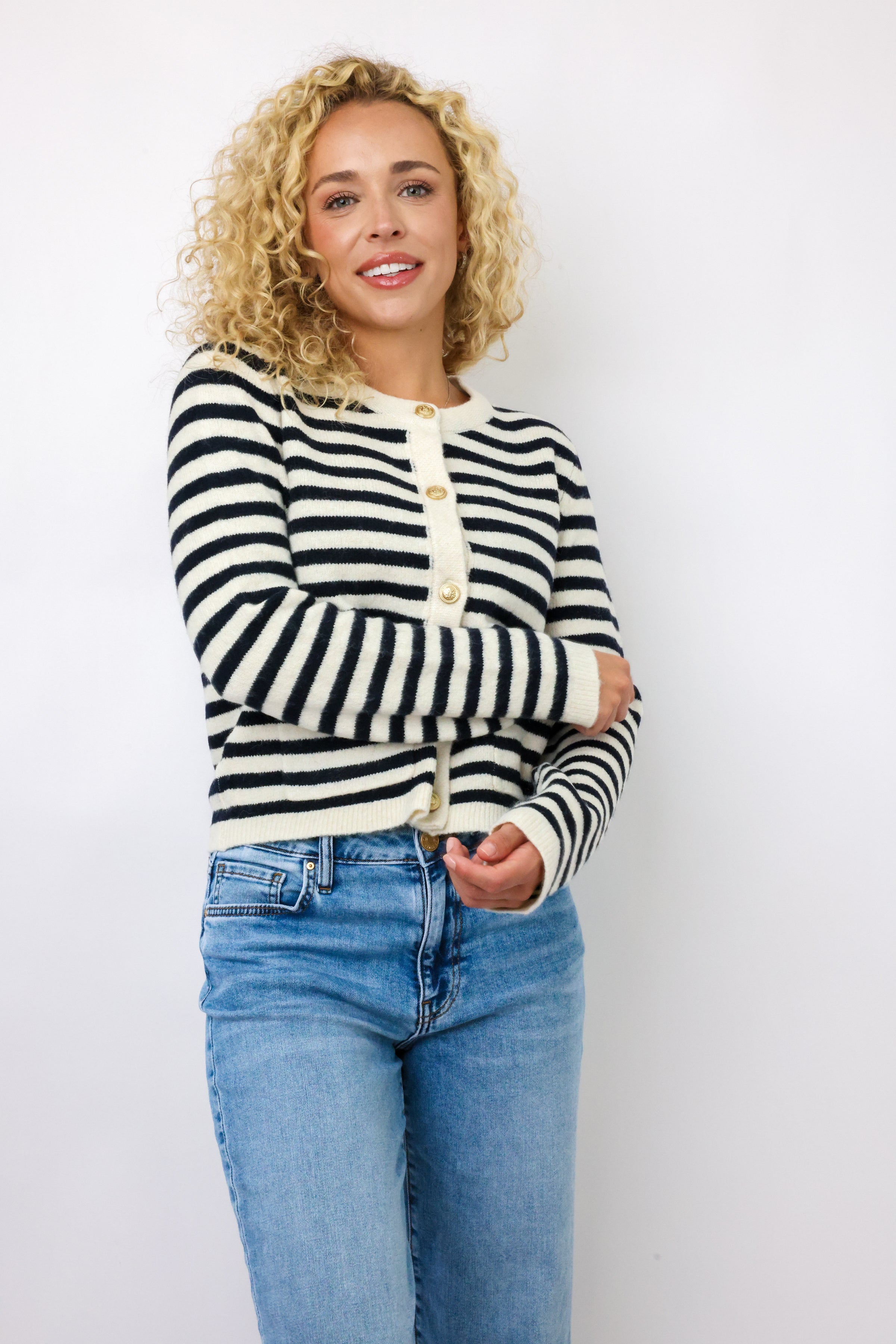 Striped Cardigan