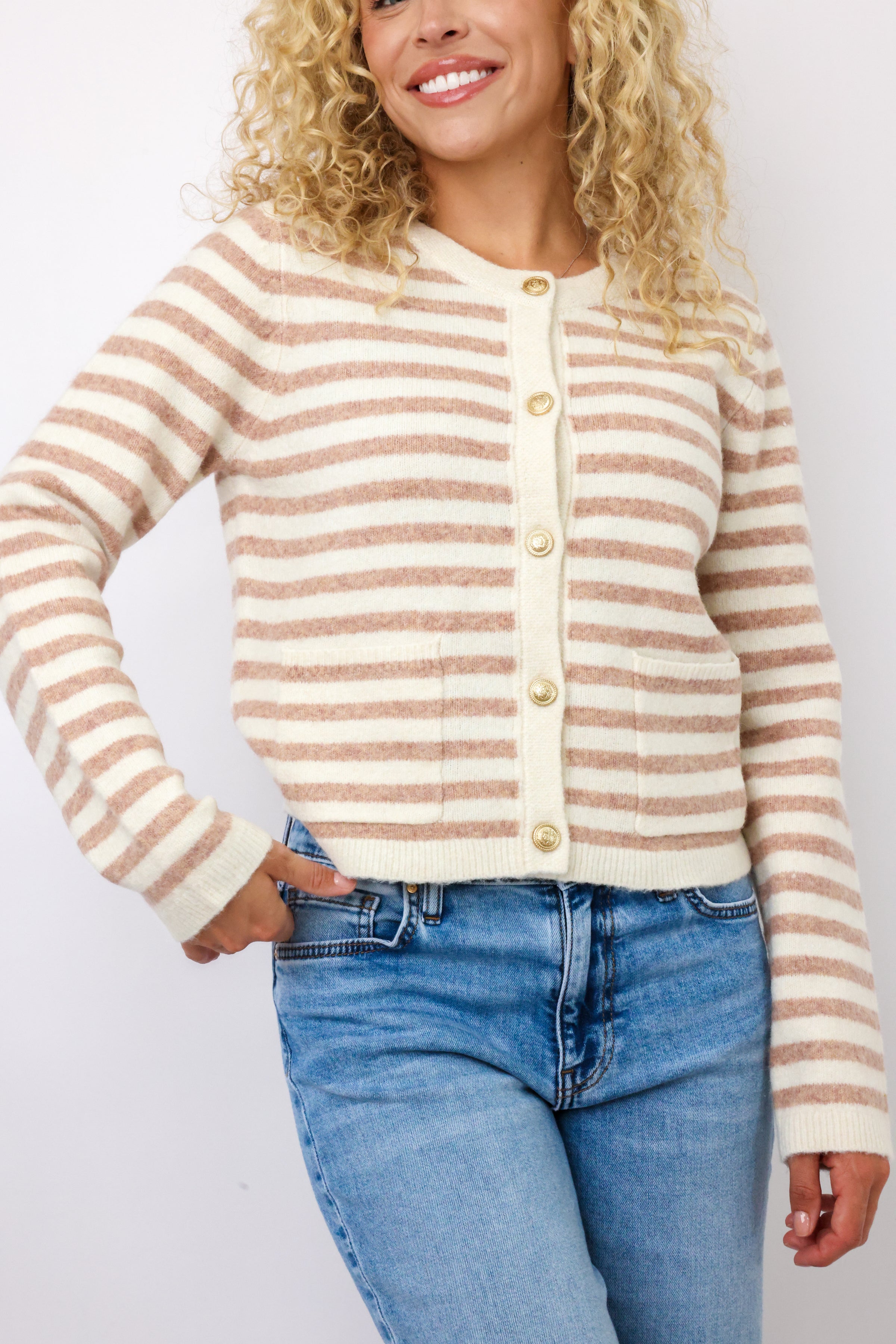 Striped Cardigan