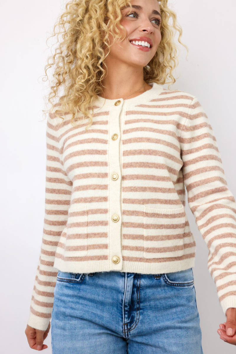 Striped Cardigan
