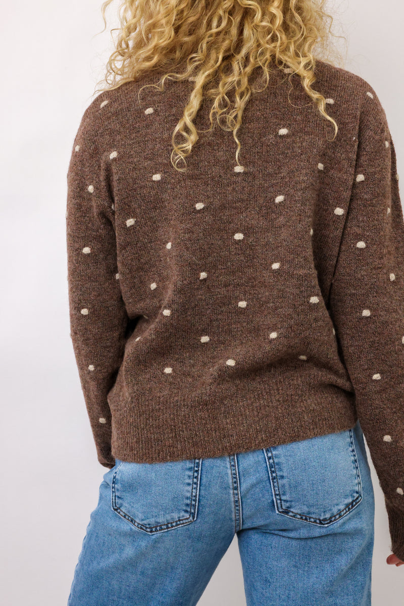 Dotted Knit Sweater