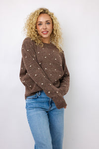 Dotted Knit Sweater