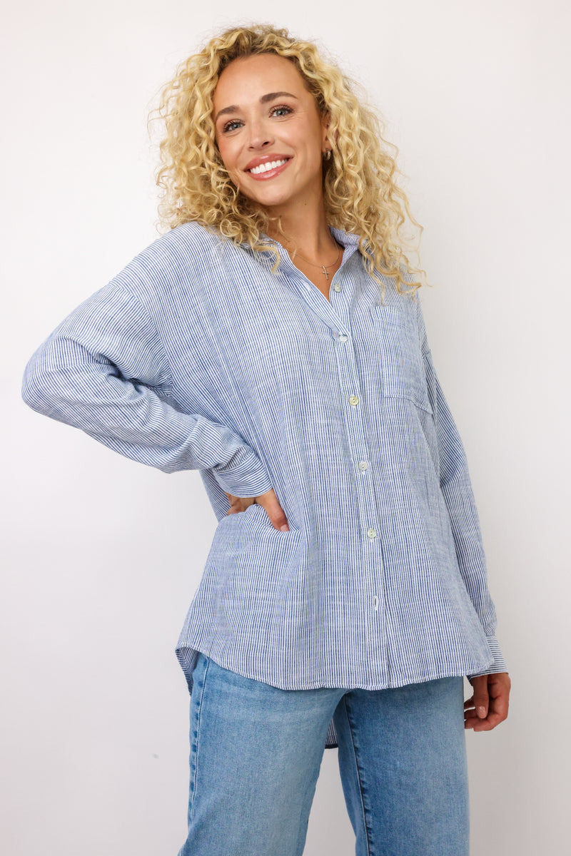 Stripe Button Down