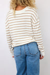 V-Neck Lightweight Sweater Top