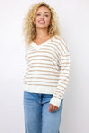 V-Neck Lightweight Sweater Top