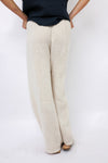 Milio Milano Smocked Waist Palazzo Pant
