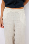 Milio Milano Smocked Waist Palazzo Pant