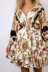 3/4 Dolman Sleeve Mini Dress
