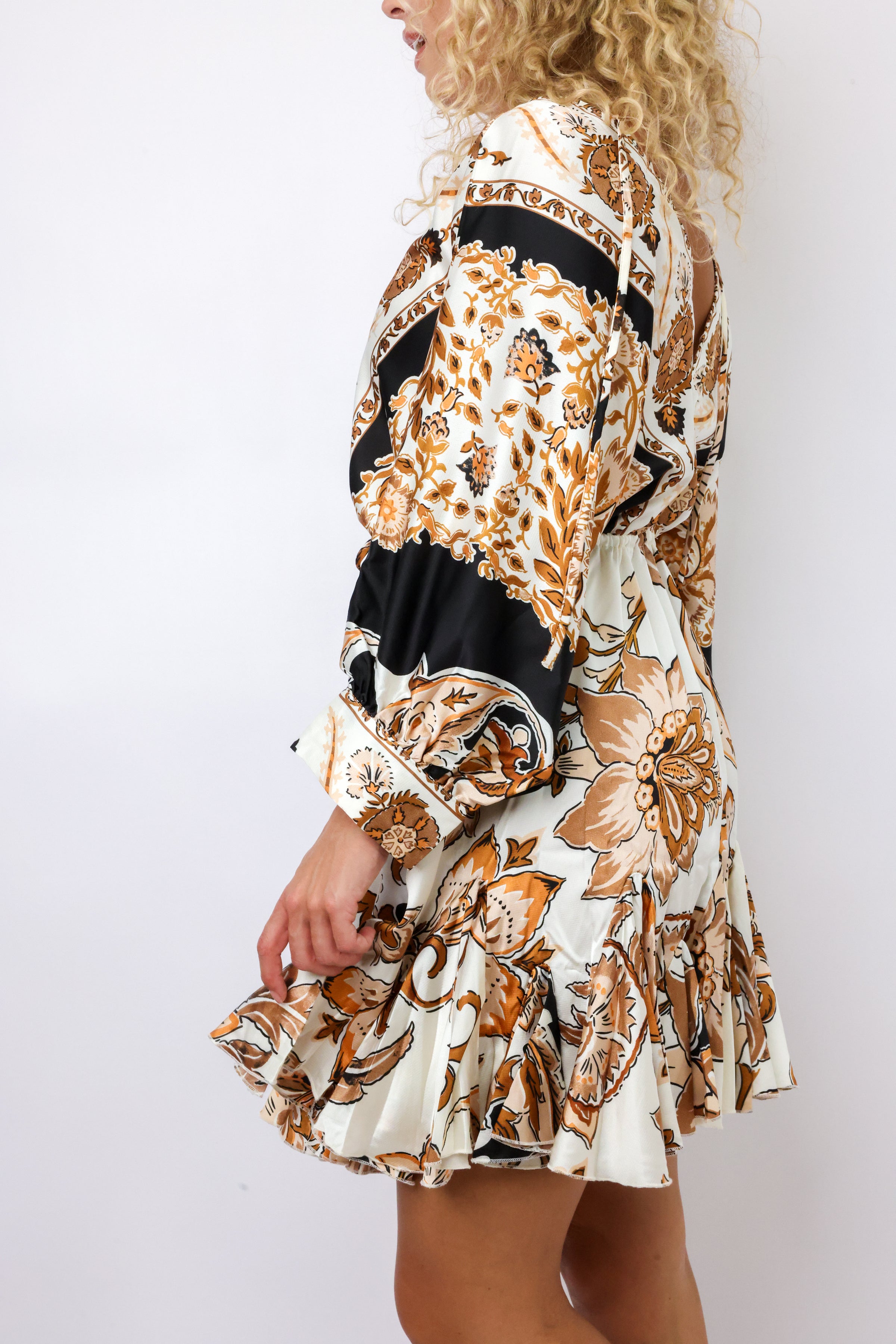 3/4 Dolman Sleeve Mini Dress