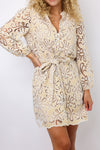 Lina Embroidered Eyelet Dress
