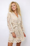 Lina Embroidered Eyelet Dress
