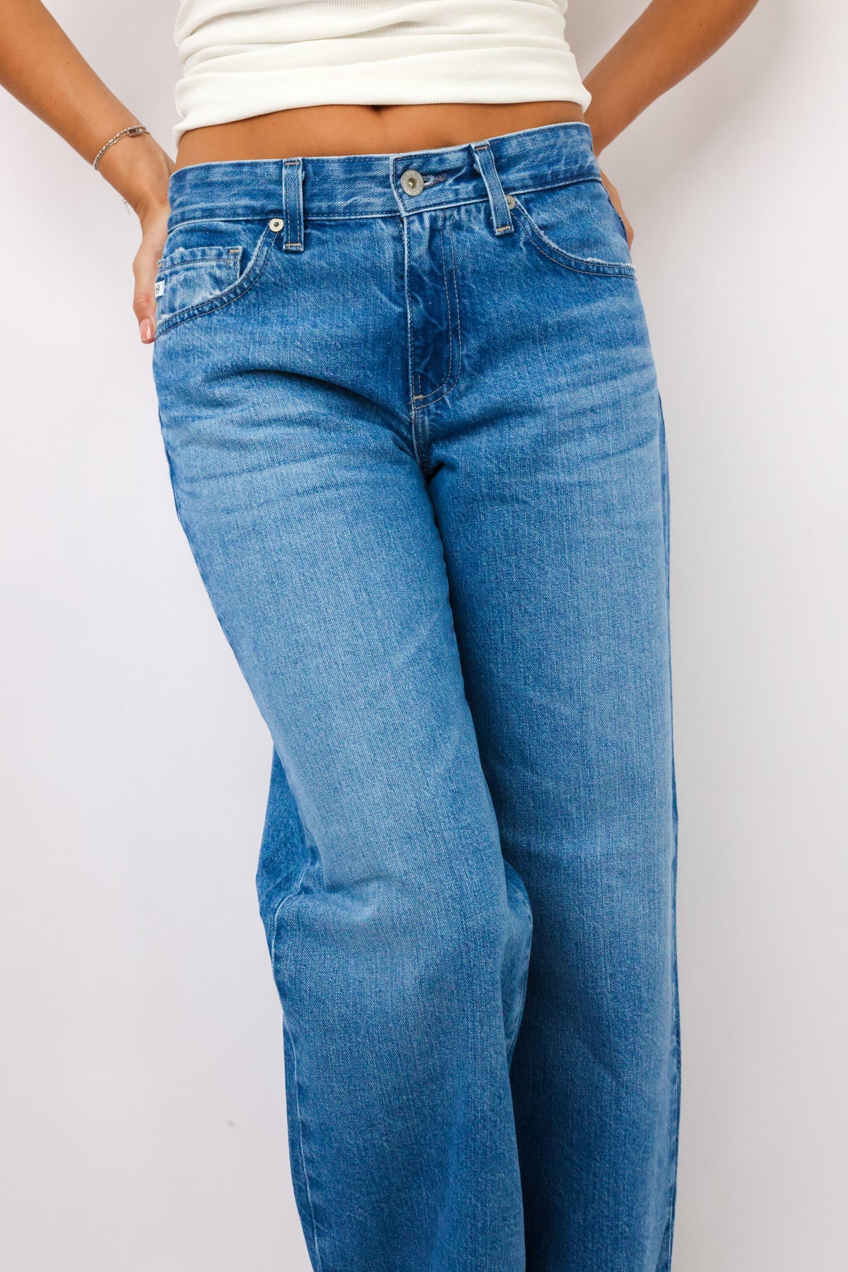 AG Adria Low Rise Wide Leg